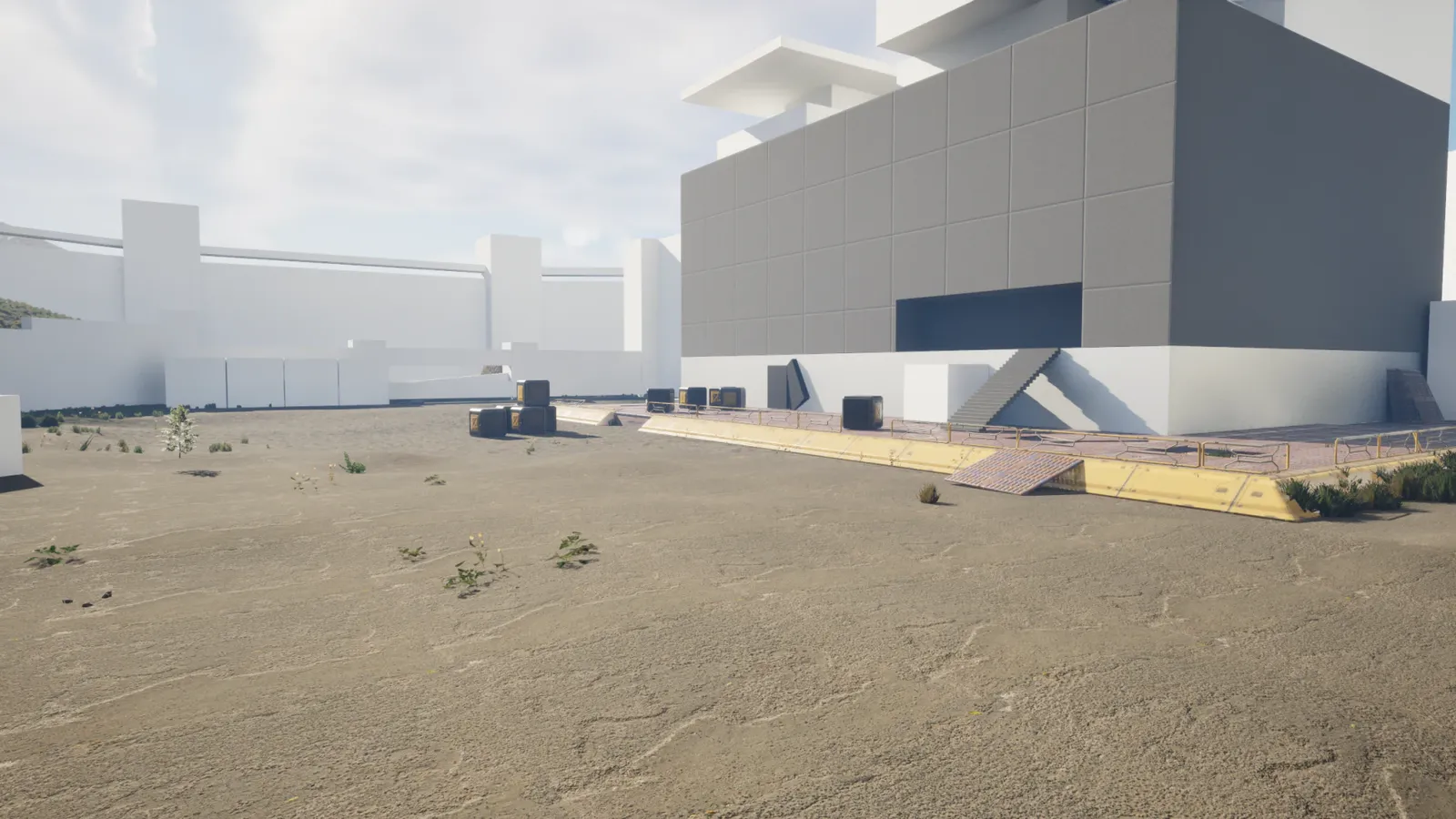 Abandoned Base level and gameplay frame 05