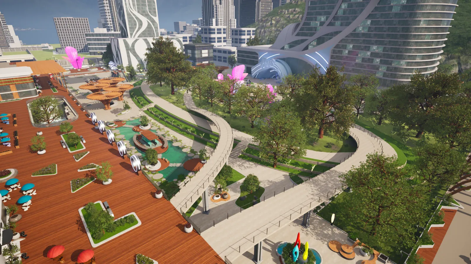 Meta City level and gameplay frame 14