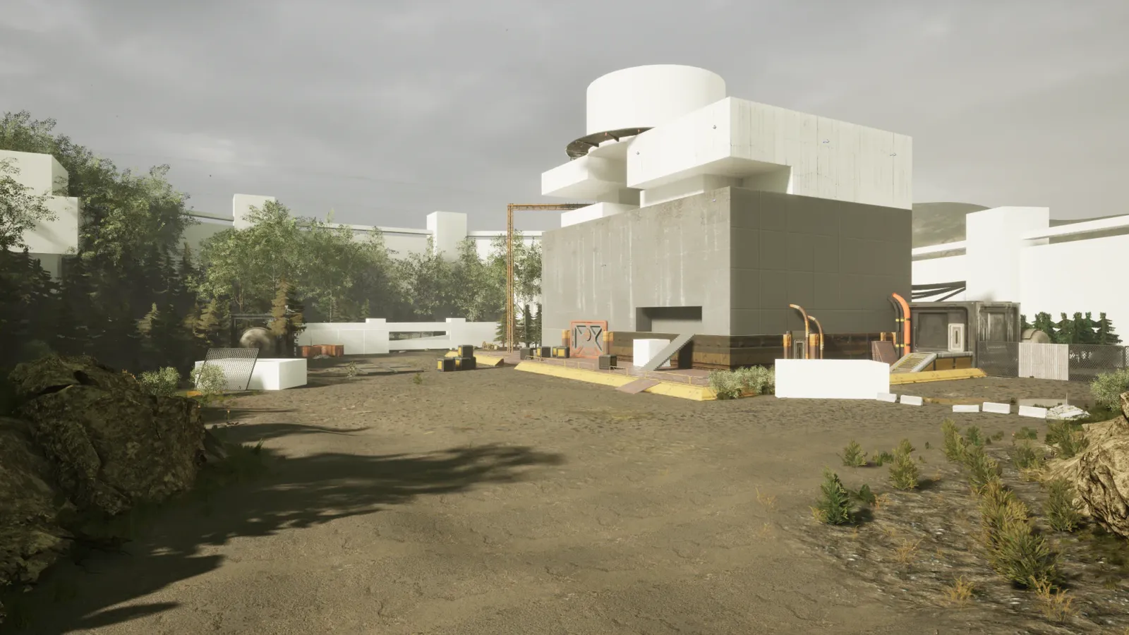 Abandoned Base level and gameplay frame 07