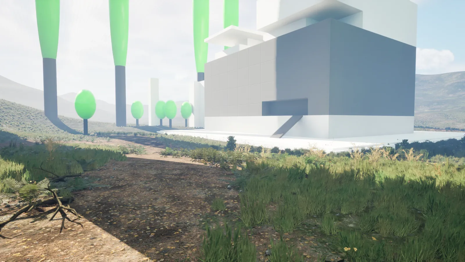 Abandoned Base level and gameplay frame 03