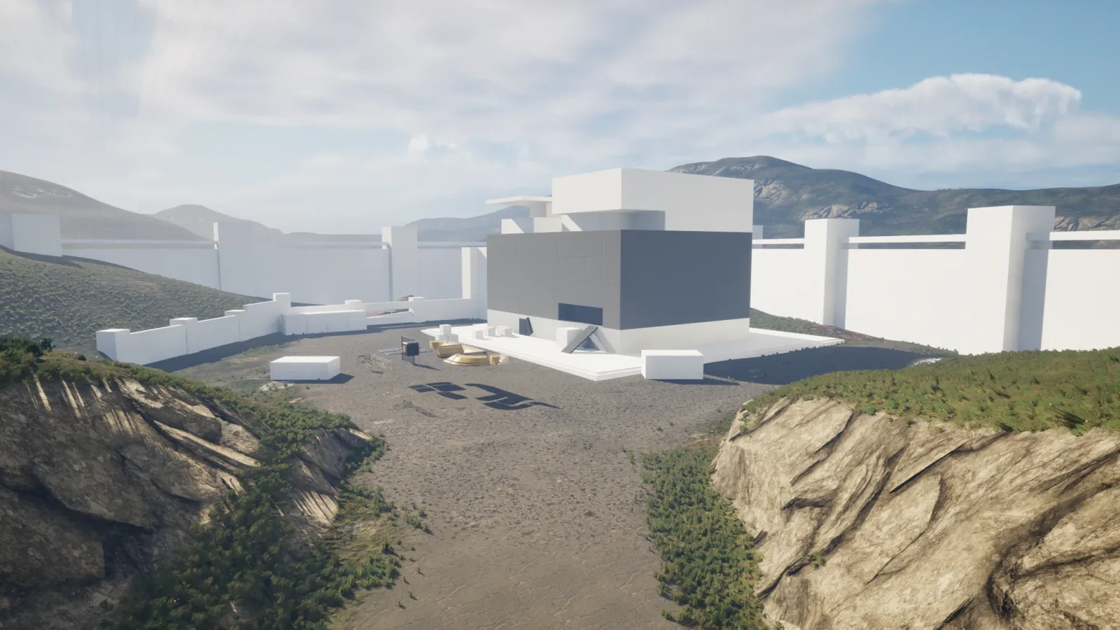 Abandoned Base level and gameplay frame 04